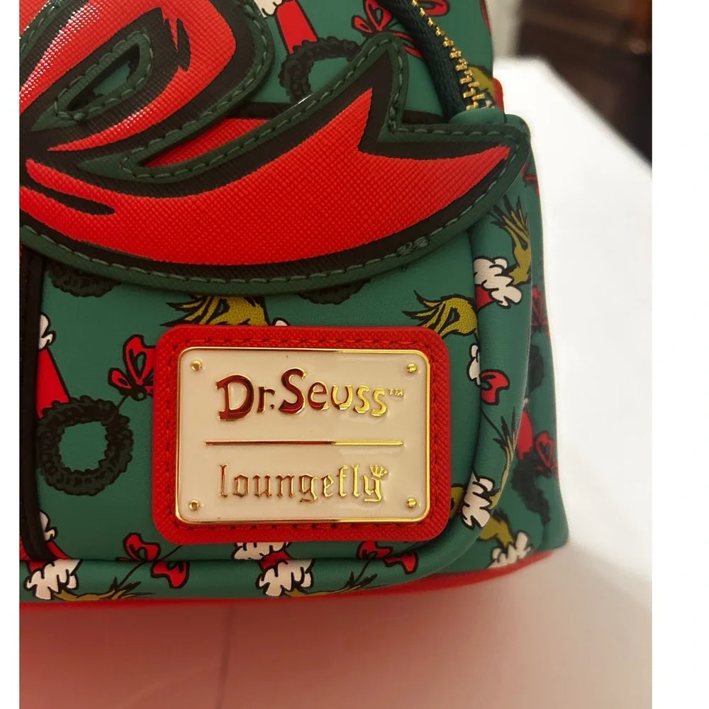 Loungefly Dr Seuss The Grinch Mini Backpack Entertainment Earth Exclusive